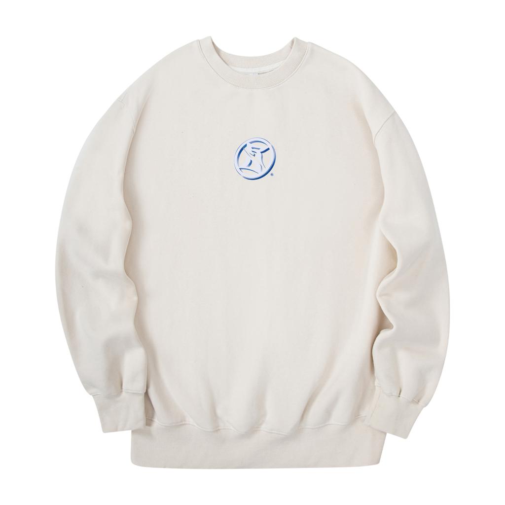 RADINEO Round Logo Sweatshirt Cream