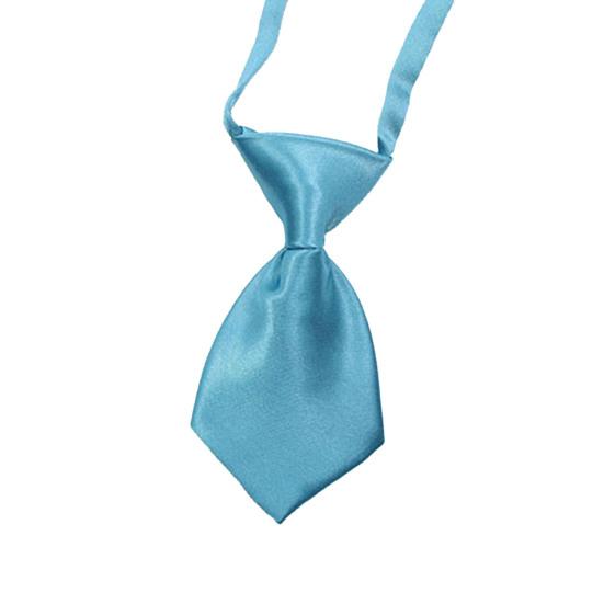 Haustier Krawatte Plastikschnalle Verstellbares Halsband Imitierte Seide Hund Krawatte für Hund