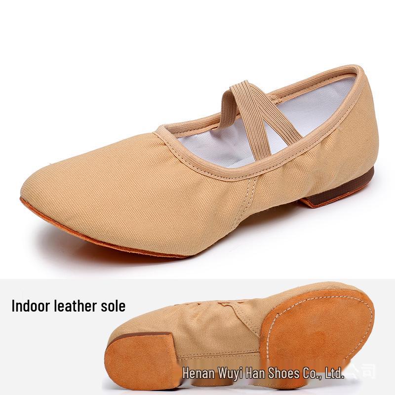 

Жіночі танцювальні туфлі з м якою підошвою для балету, танцю живота та йоги 38