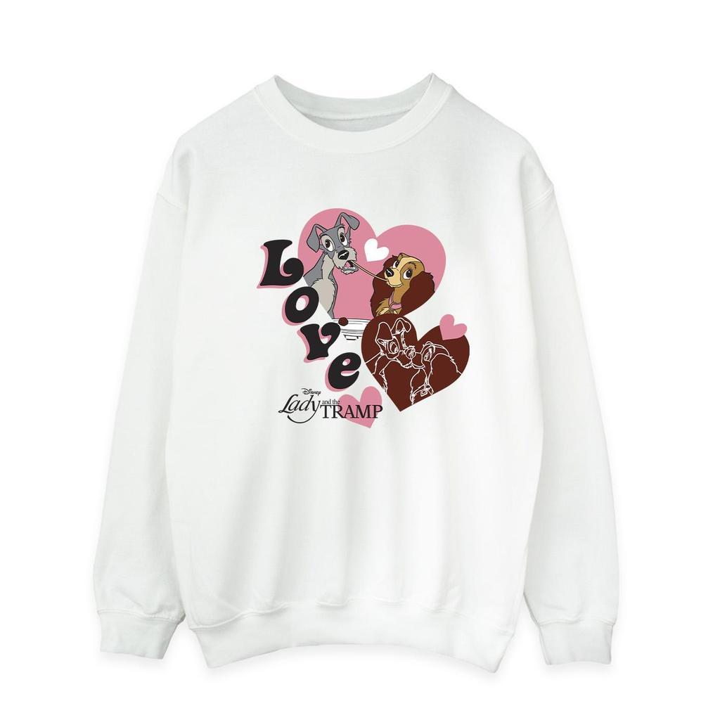 Lady And The Tramp Mens Spaghetti Love Sweatshirt