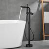 Floor Stand Faucets Brass Single Handle Bathtub Faucet Floor Mounted Shower Mixer Cold And Hot Water Shower Tap with Hand Spray
