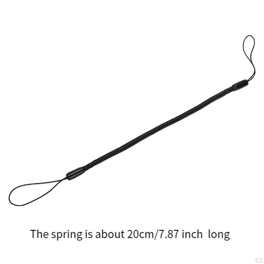 5 Pieces Elastic Tether Lanyard for Touch Pens Coil Spring Straps Convenient Tethering Drawing Pen