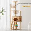All-in-One Cat Tree Condo with Double Space Capsule