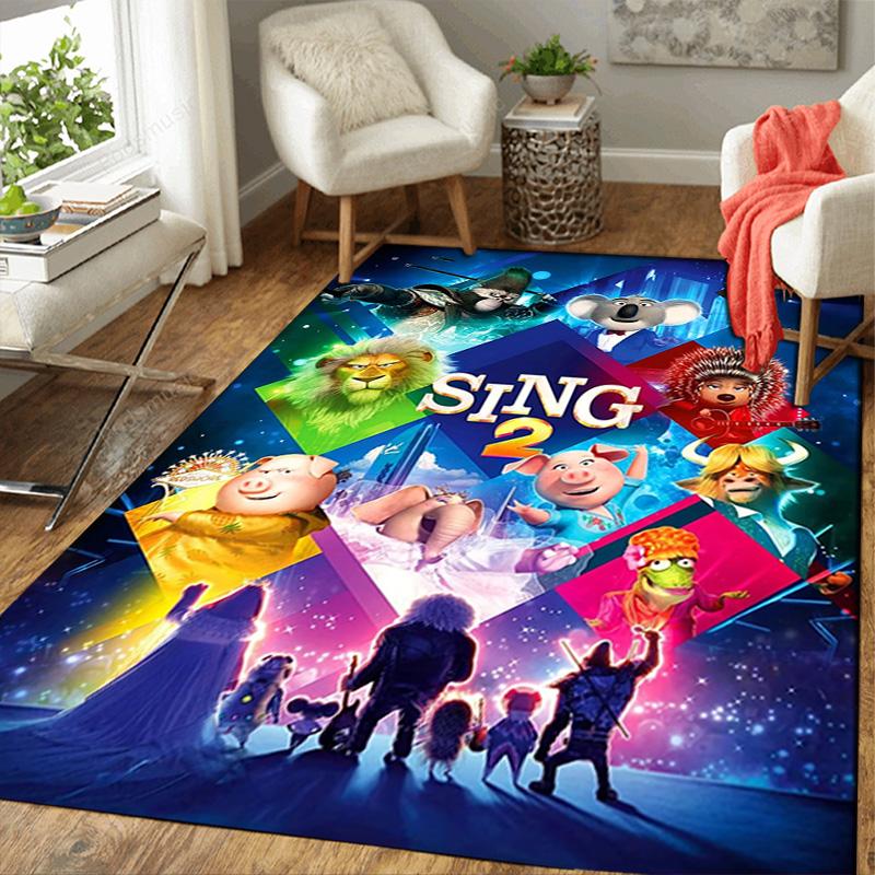 Sing Rug Floor Mat for Living Room or Bedroom Soft and Comfortable Carpet a Gift for Birthday and Holiday.SFF0917135