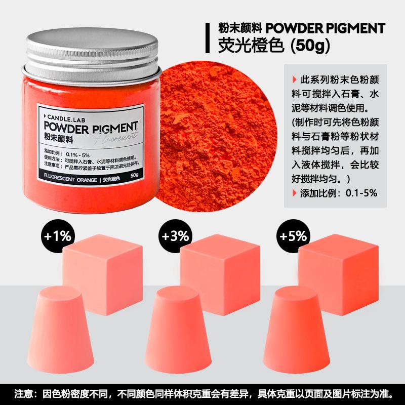 Gypsum Colored Pigments Morandi Fluorescent Dyes Rich Color Good Dispersion for Sculptures Teaching Models Candle Crafts