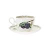 Noritake Cup & Saucer & Plate (Pair Set) (Coffee & Tea) - 22cm Plate, 250cc Cup, Orchard Garden Microwave-Safe, Bone China, TP9537/4911