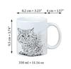 Selkirk Rex Cat I - Cup with a Cat, Cute Cup with Graphics, a Gift with Your Photo from the Art-Dog Brand