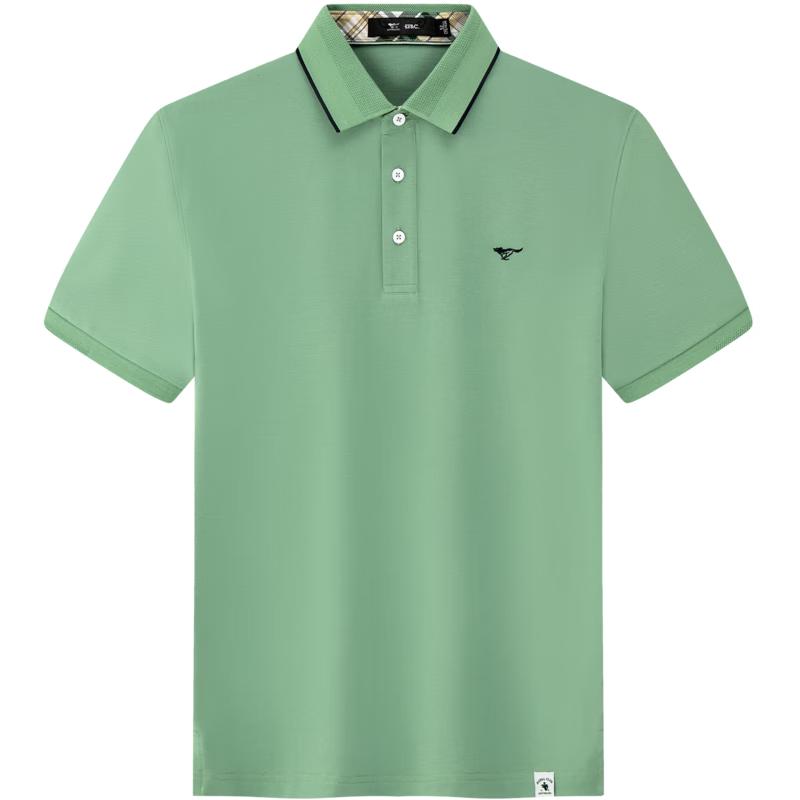 Qipilong Men s Breathable Anti-Odor Business Casual Polo Shirt XXXL