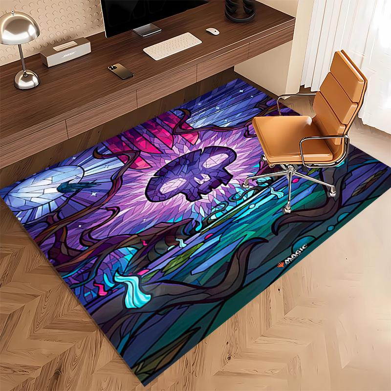 Magic The Gathering Print Area Rug - Soft,Washable Non-Slip Indoor Mat,Living Room,Home Office Decorative Rug