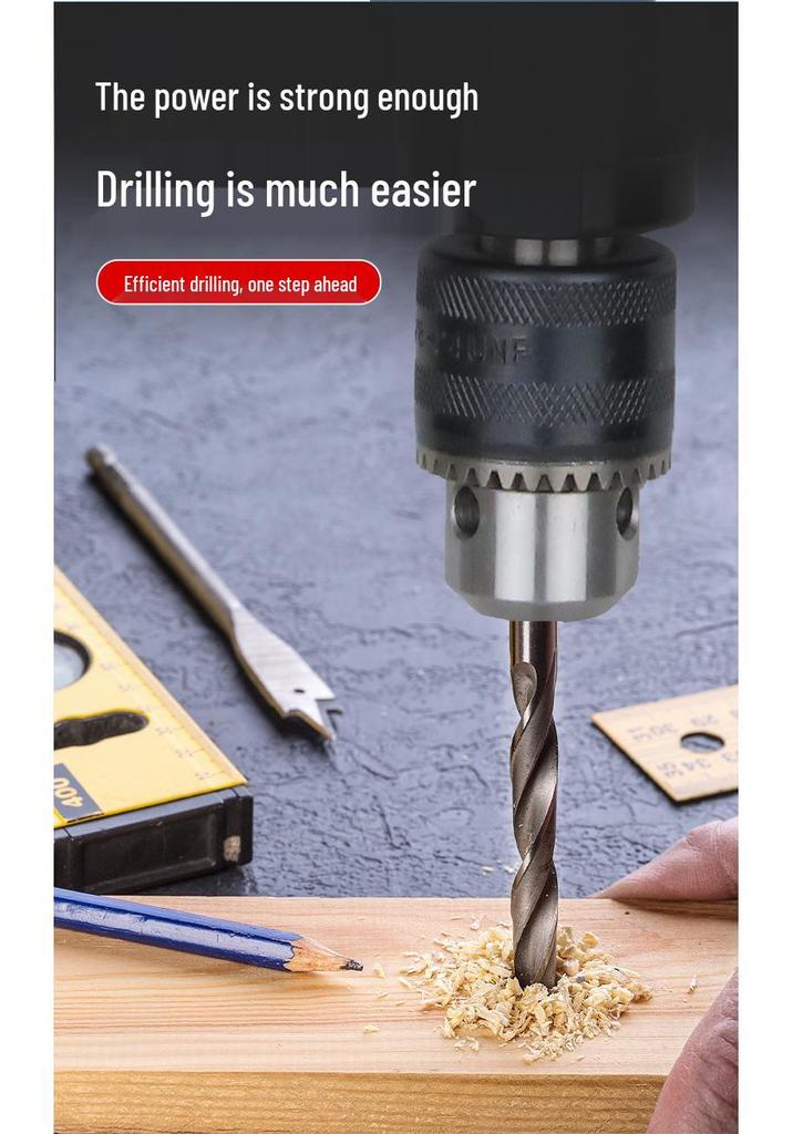 Gaobao Pneumatic Air Drill, 3/8" and 1/2", Variable Speed, Forward/Reverse, Powerful Straight Shank Drill.