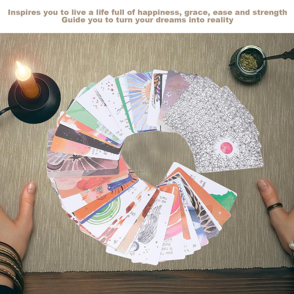 Unique Exquisite Pattern Tarot Card Set Future Guidance Tarot Card Deck Party Board Game Gift