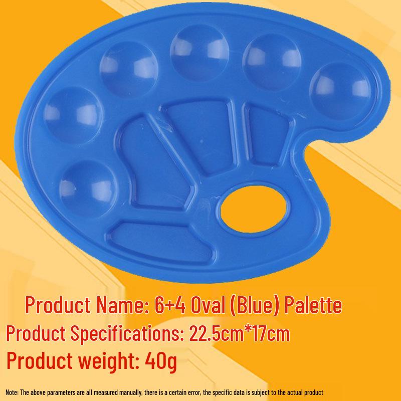 Children's Plastic Color Mixing Palette for Gouache Paints