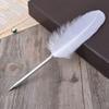 Feather Ballpoint pen Colorful Feather Pen Portable Writing pen  Office