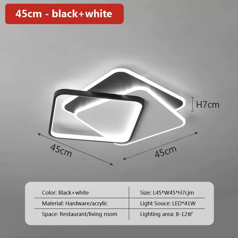 

Современные светодиодные потолочные светильники для спальни, столовой, гостиной, простота, аксессуары для дома, декоративное освещение, плавное затемнение Warm White