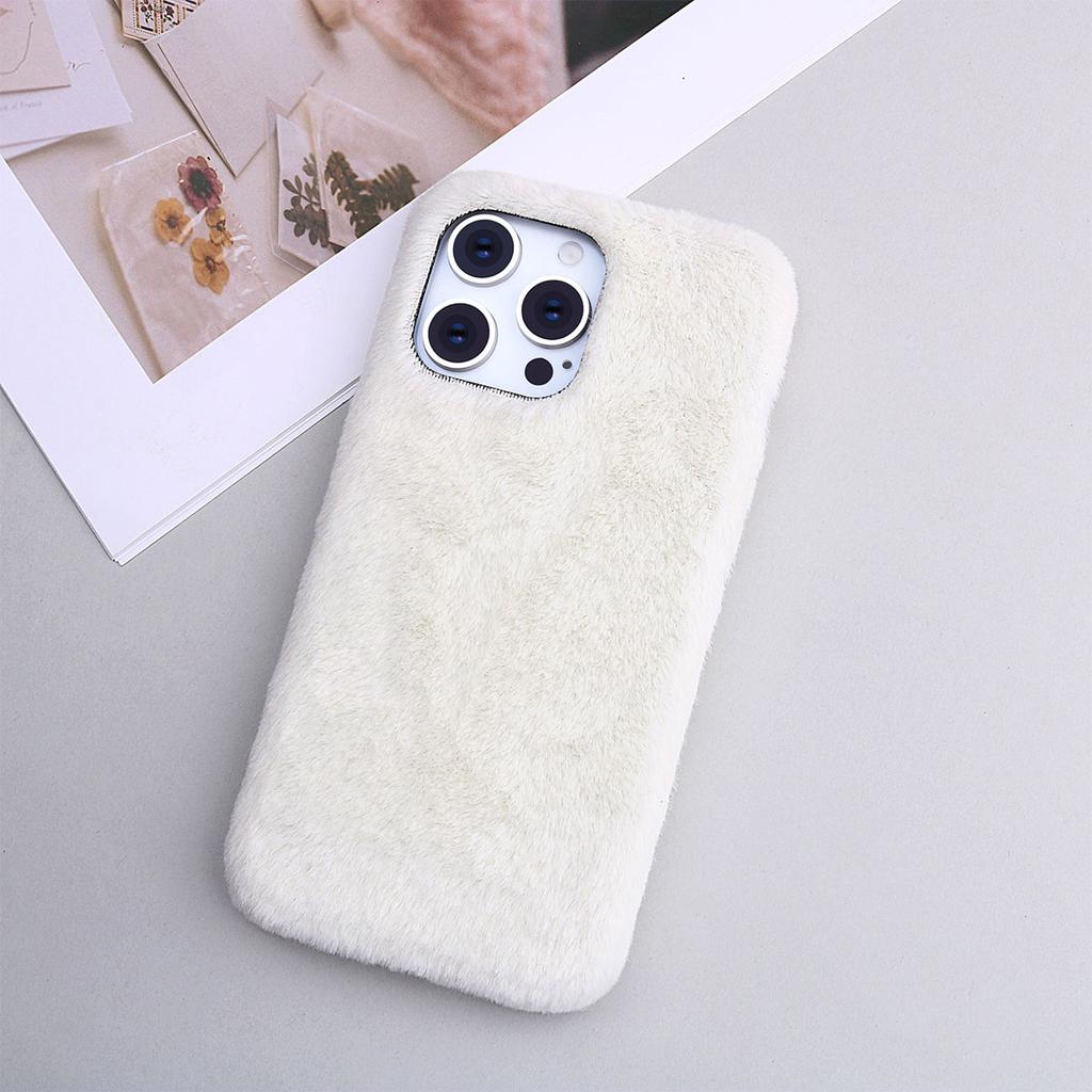 Fashionable jade fox velvet Suitable for iphone11.12.13.14.15.16Pro Max simple and generous single case Protective Cover