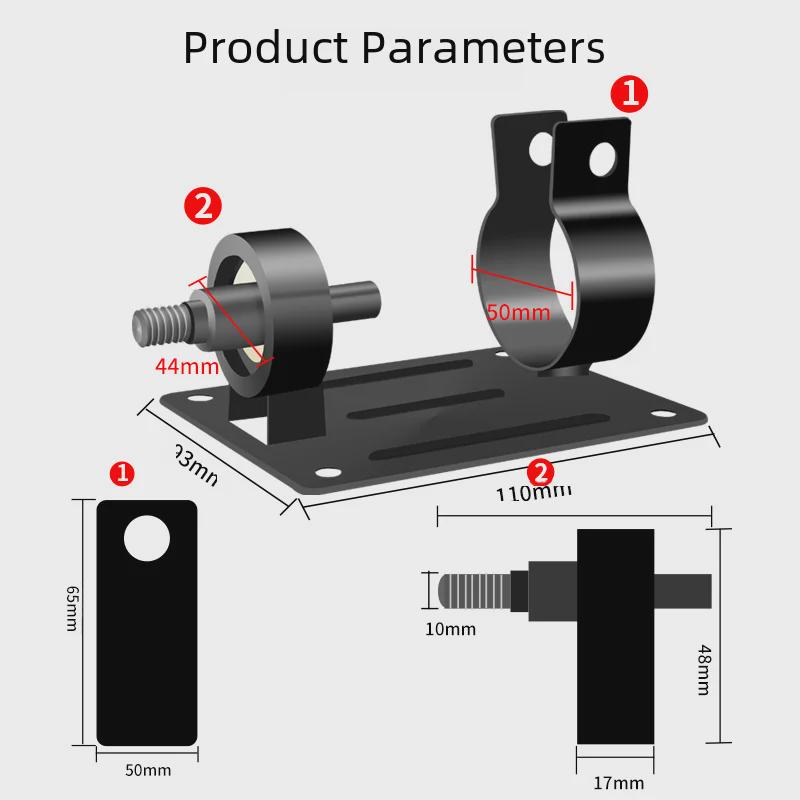 Electric Drill Cutting & Polishing Machine Stand with Variable Angle Bracket Converter