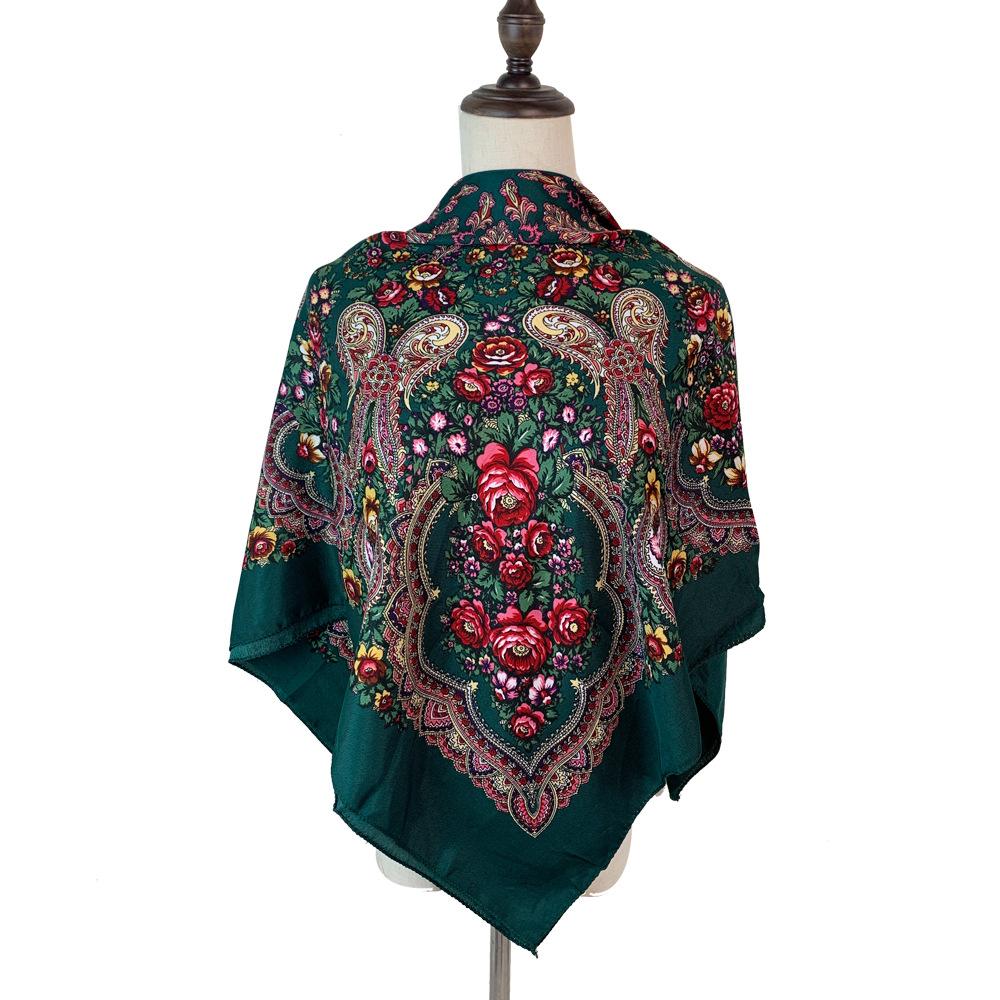100cm Ethnic Style Women s Square Scarf Tourism Scarf