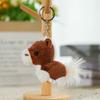 Mini Plush Horse Keychain Creative Cartoon Steed Doll Stuffed Animal Keyring  Car Decoration