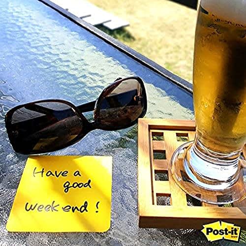 Post-it Strong Adhesive Sticky Notes Yellow 75 x 50mm 90 sheets 656SS-YN