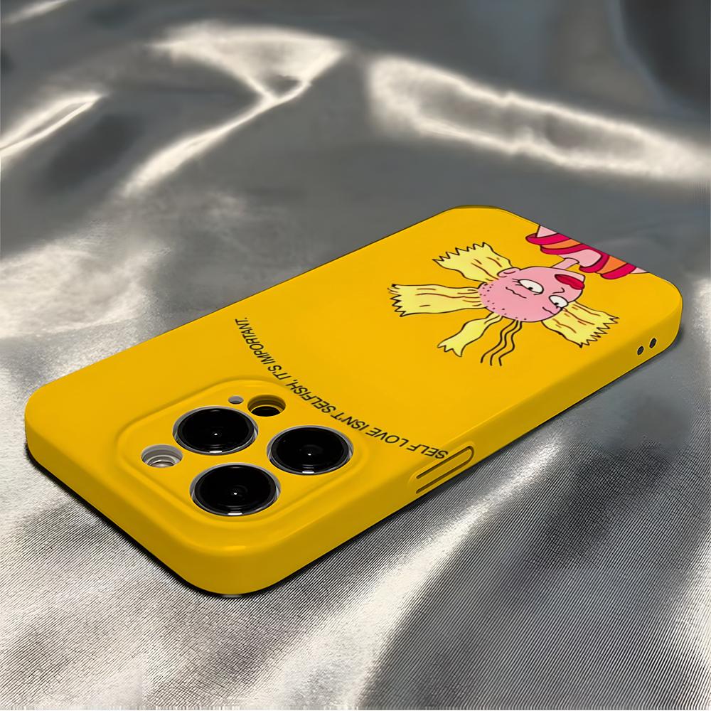 Lovely Funny Cartoon R-Rugrats Phone Case For IPhone 16 Pro Max 15 14 13 12 11 Pro11 Mini 2025 16 Glossy HD Film Cover