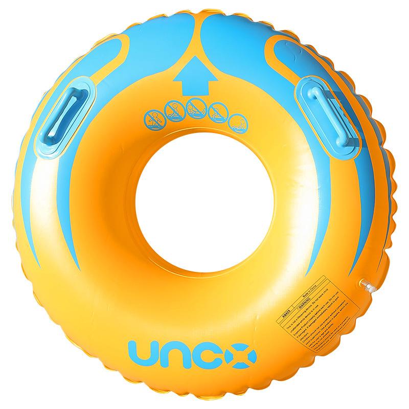 

Новый надувной двойной надувной круг из ПВХ для пар, взрослых с ручками, плавающий ряд, плавающий круг для гребли в воде
