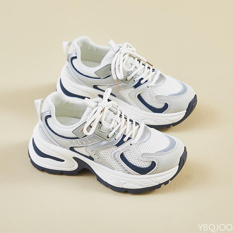 New Spring Fashionable Versatile Sports Shoes Running Casual Comfortable Thick Soled Height Increasing Women's Shoes