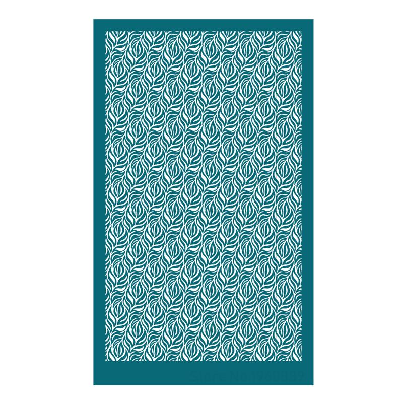 New Flower Silk Screen Stencils Reusable Silkscreen Print Kit for Printing Clay Stamps Polymer Clay Tool Jewelry Earrings Making