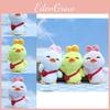 Adorable Plush Duck Keychain Soft Toy Lovely Cartoon Animal Pendant For Bags