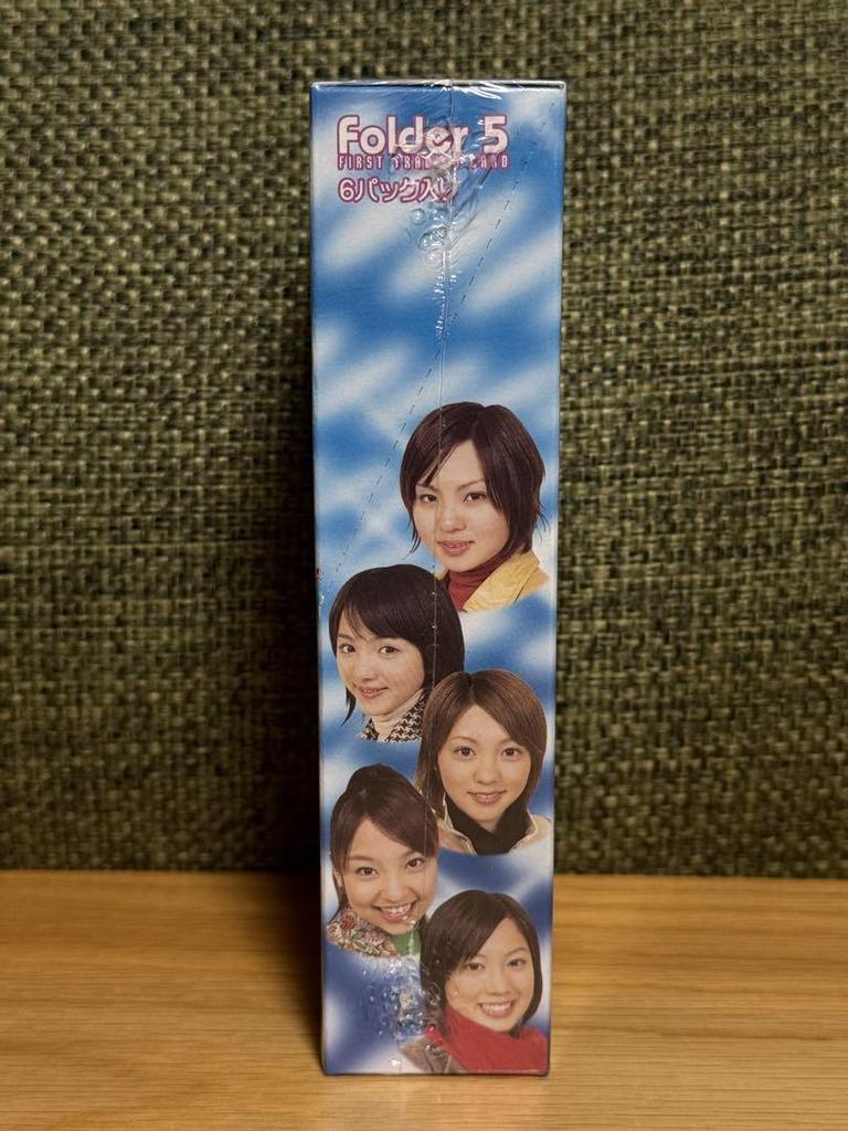 [USED] Rare Folder 5 Trading Card Box with Shrink Wrap Hikari Mitsushima
