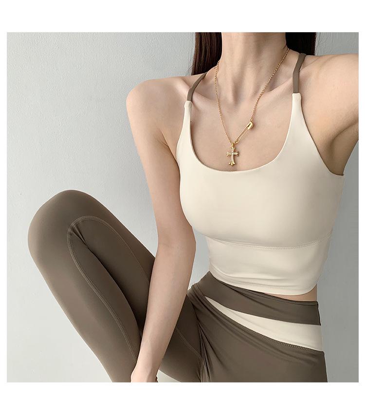 Women's Shockproof Quick-Dry Yoga Tank & Sports Bra - Anti-Sagging Fitness Top
