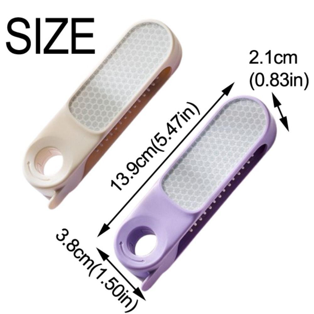 2 In 1 Nano Glass Pedicure Tool Double-sided Dead Skin Callus Remover  Pedicure Rasps