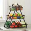 3 Tier Countertop Fruit Basket,Portable Fruit Bowle Basket Kitchen Organizer Storage & Dining Room Fruits Vegetable Bread Snacks