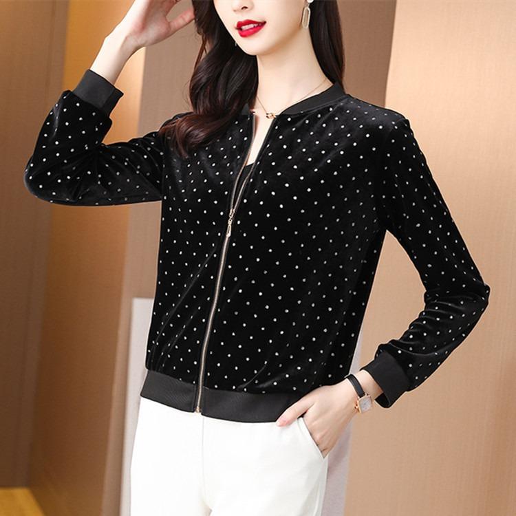 צבע לבוש הגנה מפני השמש מעיל אחיד בייסבול קרדיגן אביב וקיץ מעילים קצרים מזדמנים מעיל שיפון נשים