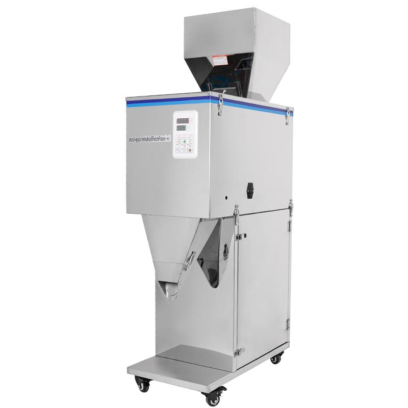 ZONESUN Semi-automatic Granule Packing Machine Powder Filler Tea Food Grain Filling Weighing Machine