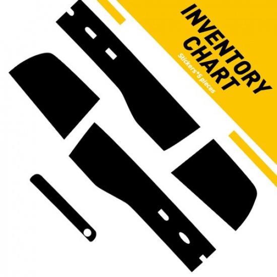 Tail Light Tint Vinyl Blackout Rear Light Tint Film for 2011-2014 Dodge Charger