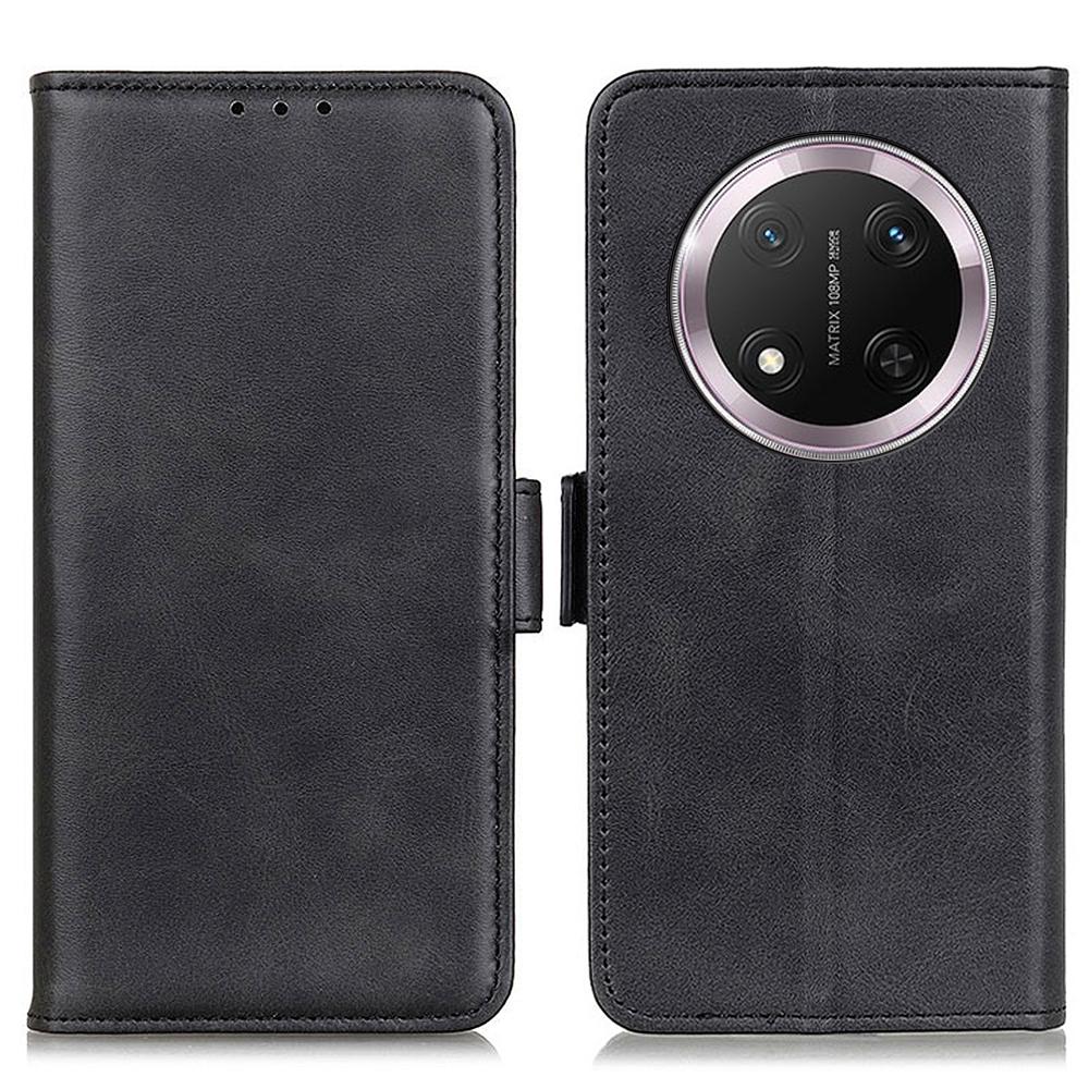 For Honor Magic7 Lite 5G/X9c 5G/X60 Pro 5G Case Stand Cowhide Texture PU Leather Phone Cover