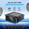 Sistem de monitorizare alarmă de securitate solar TPMS afișaj LCD digital camion RV TPMS cu indicator luminos de avertizare alarmă presiune pneuri auto 6 senzori externi