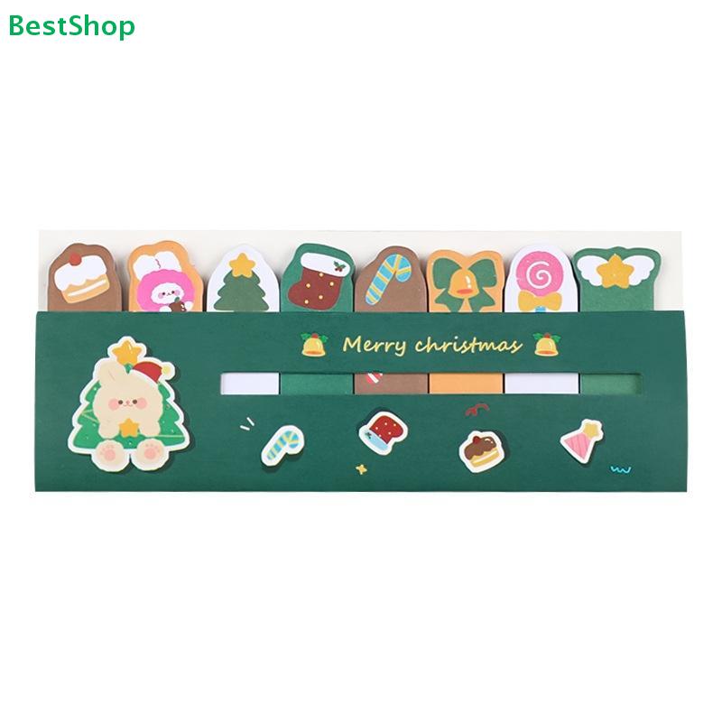 Festive Self-Sticky Notes - Decorative Christmas Tabs for Bookmarks, Planners & Office Organization