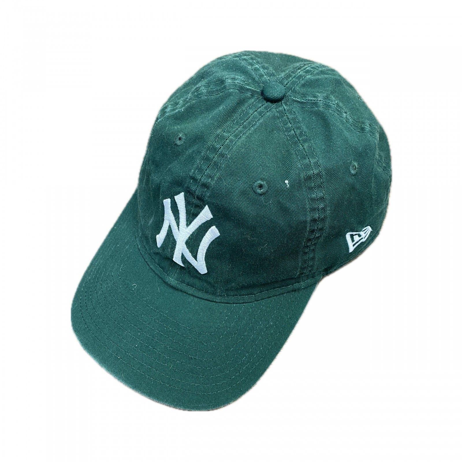 Used NEW ERA New Era MLB New York Yankees 9TWENTY 6 panel cap Baseball cap Green Green Used clothes [Discount negotiation OK! ]