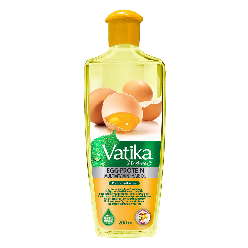 

Multi Vitamin Hair Oil Vatika Naturals Multivitamin Egg Protein Hair Oil 200 ml. (6.8 FL.OZ) 200 ml