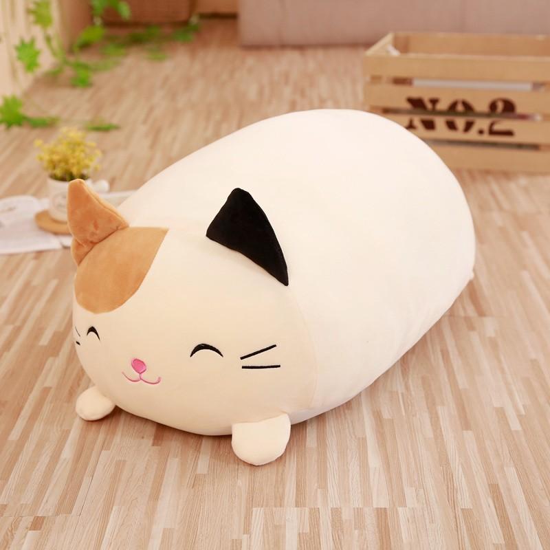 25CM Měkké zvířátko Kreslený polštářek Roztomilý Tlustý pes Kočka Totoro Tučňák Prase Žába Plyšová hračka Vycpaná Krásný dětský Dárek k narozeninám