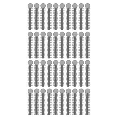 40 Strips Orthodontic Elastomeric Ligature Tie Orthodontic O Rings Braces Rubber Bands Type 2