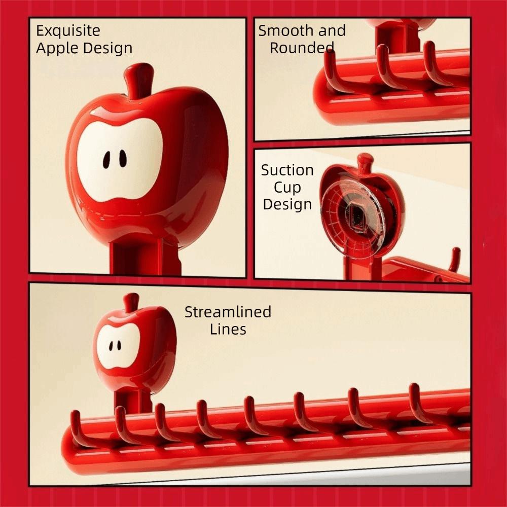 Nástěnný stojan na ručníky Velkokapacitní koupelnová tyč na ručníky Stojan na ručníky s přísavkou Kuchyně