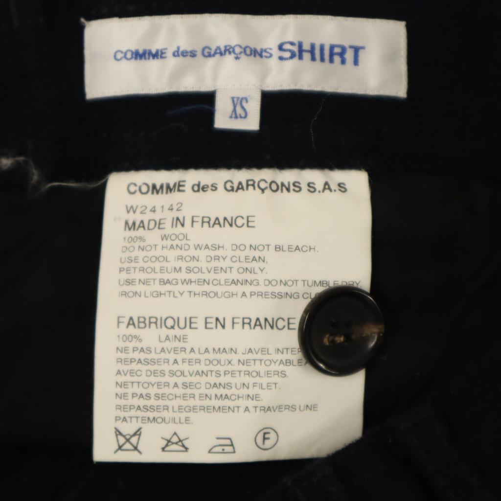 COMME des GARCONS SHIRT Made in France wool Shorts XS dark blue Men's Used