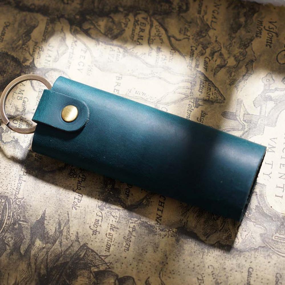 Minimalist Mini Key Bag Genuine Leather Pocket Keychain Case Men Car Key Pouch  Small Gifts