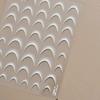 1 piece  5D silver nail stickers metal mini star nail art stickers high quality exquisite decals self-adhesive nail art stickers