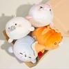 Ice Cream Sea Dog Pendant Sakura Toast Seal Keyring Soft Seal Keychain  Hanging Decoration