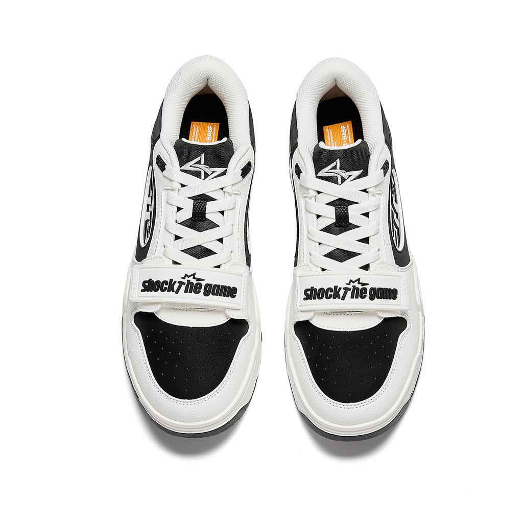 Anta Stg 2.0 Reverse Panda Retro Culture Non-Slip Wear-Resistant Low-Top Basketball Shoes Men sneaker Black White 912611801S-1