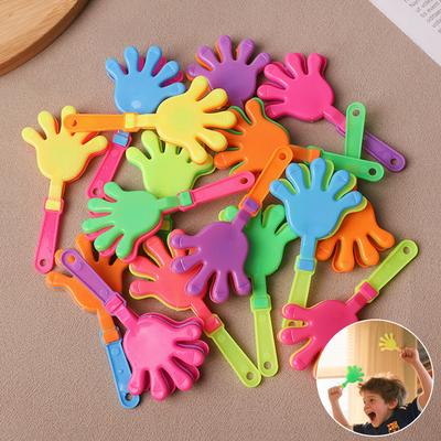 20Pcs Colorful Mini Hand Clapper Cheering Props Kids Birthday Party Favors Goodie Pinata Fillers Toys Wedding Baby Shower Gifts