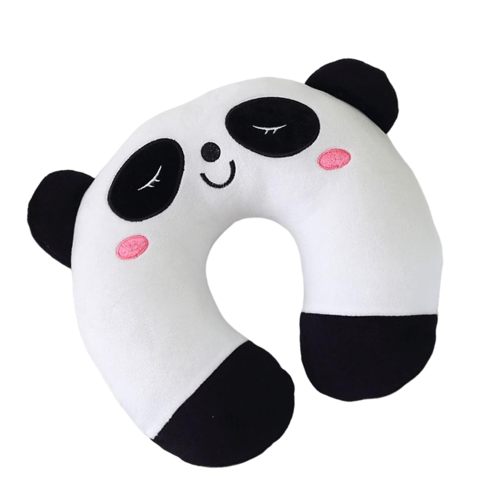 

Plush Neck Cushion Plush Neck Support Pillow Featuring Cute Panda Design Perfect For Children And Adult Relaxation B